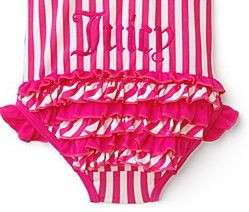 JUICY COUTURE GIRLS STRIPED 1 PC SWIMSUIT 3 6 MNTHS NWT  