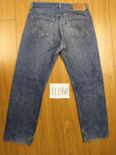 levis 501 killer hege destroyed jeans used 34x30 1119H  