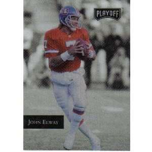 1992 Playoff #77 John Elway   Denver Broncos  Sports 