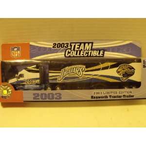   edition Jacksonville Jaguars 180 scale Tractor Trailer Toys & Games