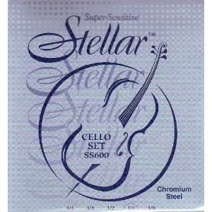   Super Sensitive Cello Set Stellar 1/4 Size, SS600 1/4 