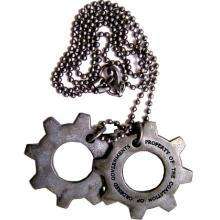 NEW GEARS OF WAR 2 METAL COG DOG TAGS NECKLACE NECA  