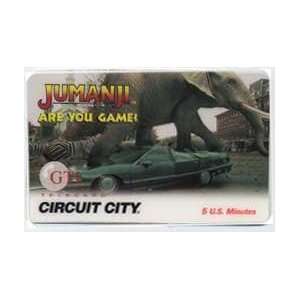   Card 5m Jumanji   Circuit City Promo Elephant Crushing Car SAMPLE