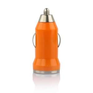  Mini USB Car DC Charger for Apple iPod iPhone  Orange 