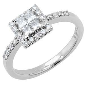   Amoro Diamond Ring in 18kt White Gold Carat Total Weight 0.51 Amoro