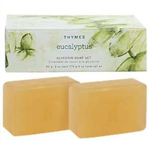  Thymes Eucalyptus 2 Bar Soap Set Beauty