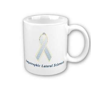 Amyotrophic Lateral Sclerosis Awareness Ribbon Coffee Mug 