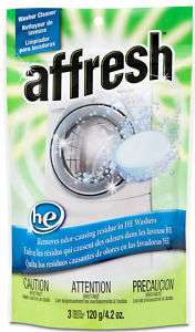 TWO AFFRESH Front Load Washer Cleaner W10135699 TJ120  