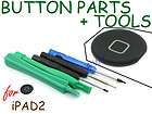 Replacement Black Keypad Home Button Fix Unit + Tools for iPad 2 2nd 