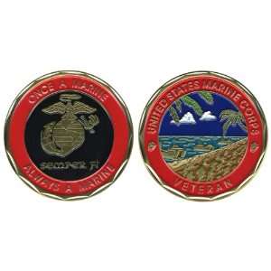  Collectible Veteran Service Marines Coin 