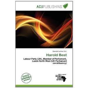  Harold Best (9786138443711) Evander Luther Books
