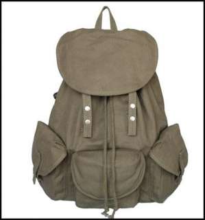 fashion canvas womens Backpack Rucksack book hobo bag  