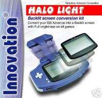 Halo Back Light Afterburner Indigo Purple Gameboy GBA  