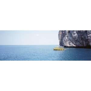  Boat Anchored at Phi Phi Islands, Thailand by Panoramic 