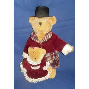 Anco Teddy Bear with Child Collectible Plush Animal 