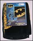 NWT Batman Emblem DC Comics Licensed Micro Raschal Plush Blanket Throw 