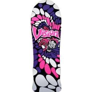  Vision Hippi Stix Deck 10x30.5 White Skateboard Decks 