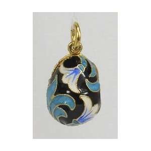 Russian Faberge style Egg Pendant/Charm (60790) LOCKET 