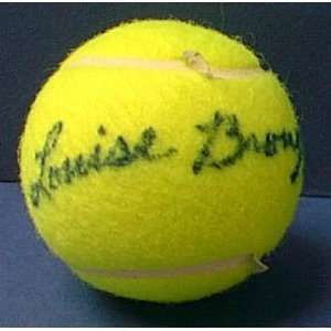  Louise Brough Autographed Tennis Ball
