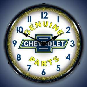  Genuine Chevrolet Parts Vintage Backlit Clock Automotive