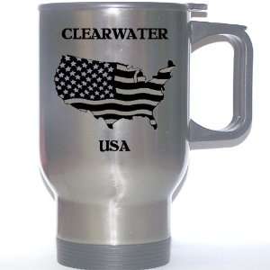  US Flag   Clearwater, Florida (FL) Stainless Steel Mug 