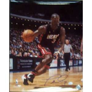   Signed Picture   16x20 Baseline Drive Black Jersey