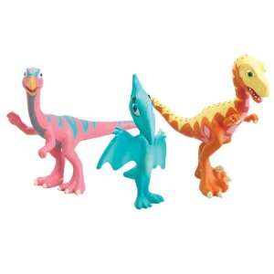  Dinosaur Train Nick Derek and Shiny Figure 3 Pack Toys 