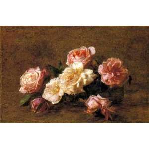    Théodore Fantin Latour   24 x 16 inches   Roses 9