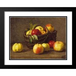  Fantin Latour Framed and Double Matted Art 33x41 Pommes 