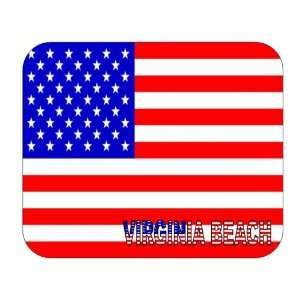  US Flag   Virginia Beach, Virginia (VA) Mouse Pad 