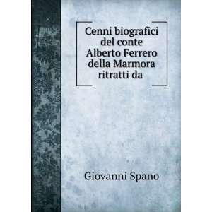   Alberto Ferrero della Marmora ritratti da . Giovanni Spano Books