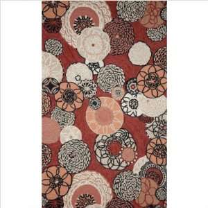  Ravella Disco Red Indoor / Outdoor Rug Size 2 x 8 