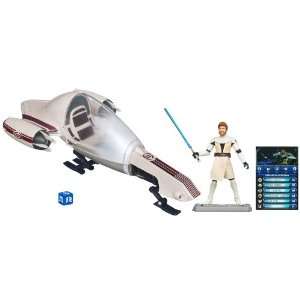    Star Wars Figure and Vehicle Obi Wan and Freeco Bike Toys & Games