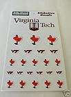 NEW Virginia Tech Hokies Asst. Size Mini Stickers/Decal​s Sheet