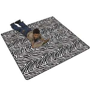 Zebra Stripes by Flagship Carpet   6 Round Educational Rug (Flagship 