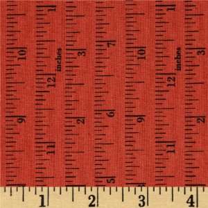   With Love Tape Measure Coral Fabric By The Yard Arts, Crafts & Sewing