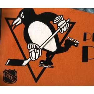  Vintage Pittsburgh Penguins Pennant 1980s NHL HOCKEY 