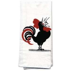   Nostalgic Chicken Theme Flour Sack Towel 17 by 24 