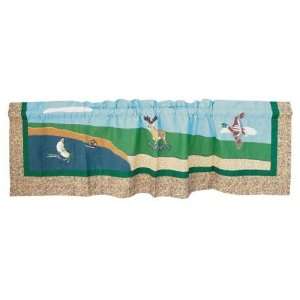 Applique II Theme Wilderness Quilted Curtain Valance 16x54  