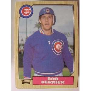  1987 Topps #715 Bob Dernier [Misc.]