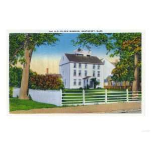     Exterior View of the Old Folger Mansion Giclee Poster Print, 24x32