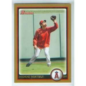  Matsui 2010 Bowman Baseball Gold Parallel Card #148 Anaheim Angels 