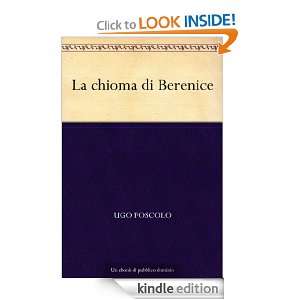   di Berenice (Italian Edition) Ugo Foscolo  Kindle Store