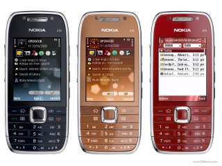 NEW NOKIA E75 RED 3G 3MP GPS WIFI QWERT SMART PHONE 0758478020241 