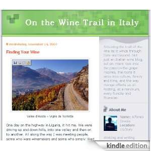  On the Wine Trail in Italy Kindle Store Alfonso Cevola