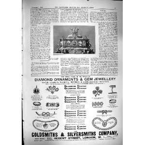 1900 Casket Shah Persia Corporation London Advertisement 