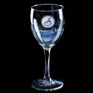 Cascade   Set of two lead free crystal 13 ounce wine glasses 