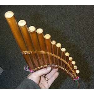  Large Curved Pan Flute From Peru Musical Instruments