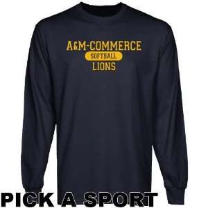  Texas A & M Commerce Lions Custom Sport Long Sleeve T 