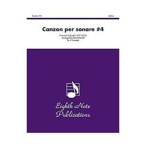  Canzon per Sonare No. 4 Musical Instruments